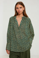 Blusa Paty - Lunares Verdes