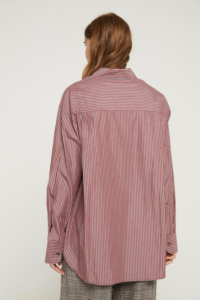 Paul shirt - Wine Stripe