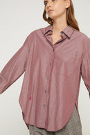 Camisa Paul - Wine Stripe