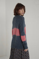 Paulette sweater - Blue/Pink