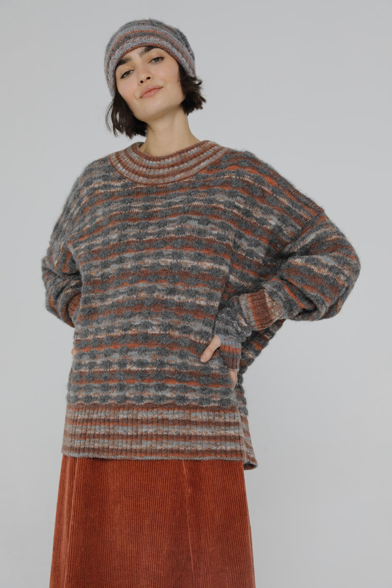 Rodrigo Sweater - Grey Multi