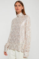 Blouse Shym - Pink Sequins