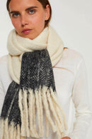 Scarf Sia - Ecru/Black