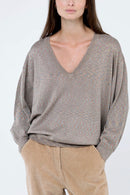 Soren sweater - Champagne Lurex