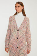 Chaqueta de punto Tabea - Pink Melange