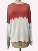 Theas Pullover - Orange Deep Dye