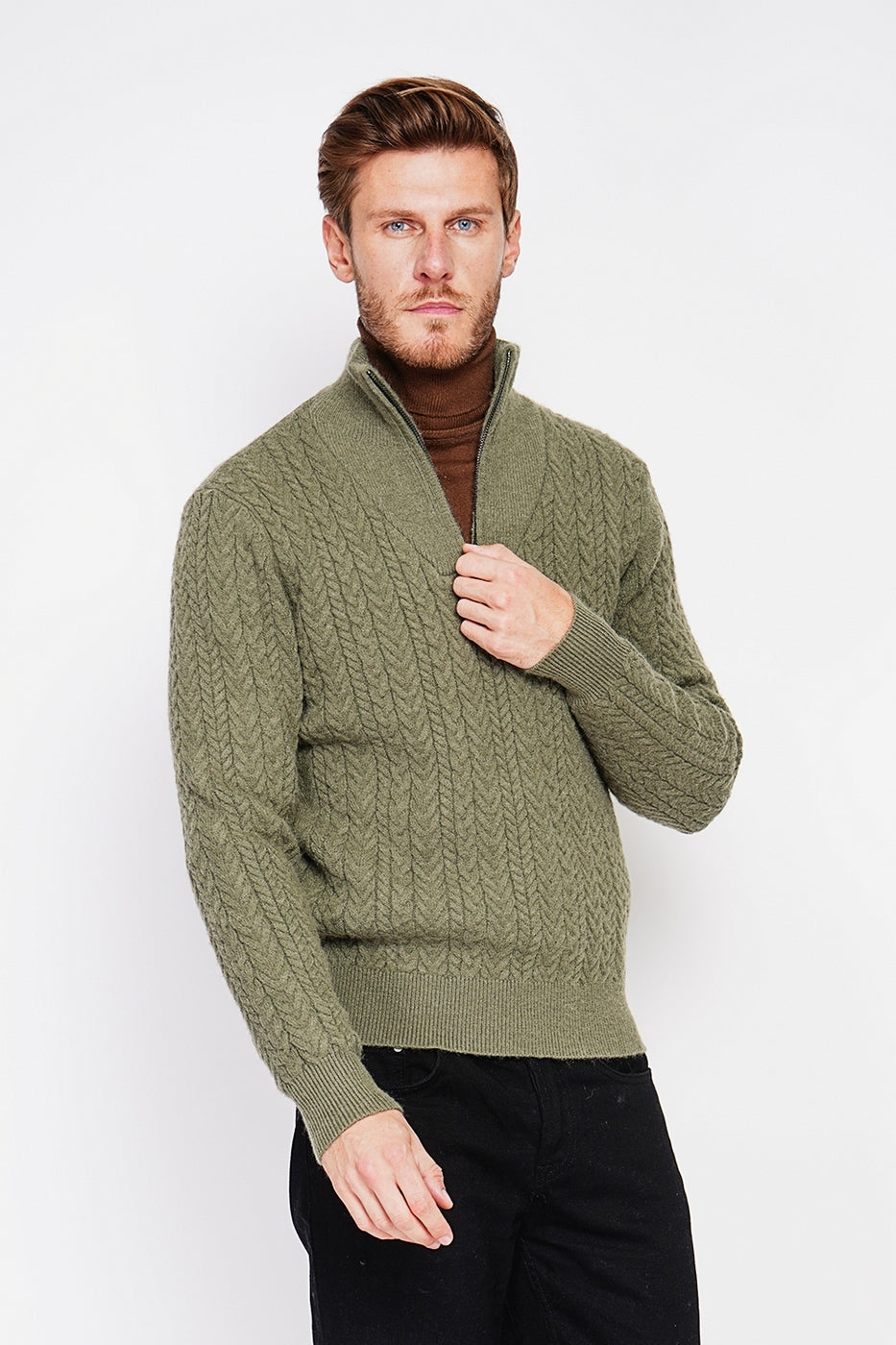 Maglione - Cachi - Uomo