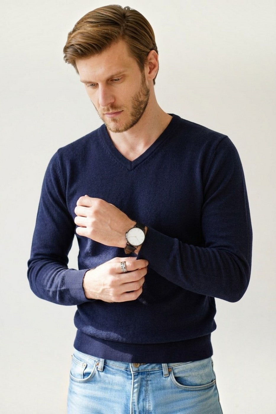 Maglione - Blu notte - Uomo