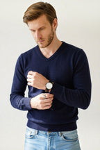 Maglione - Blu notte - Uomo