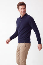Maglione - Blu notte - Uomo