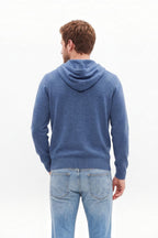 Jersey con capucha – azul vaquero – hombre