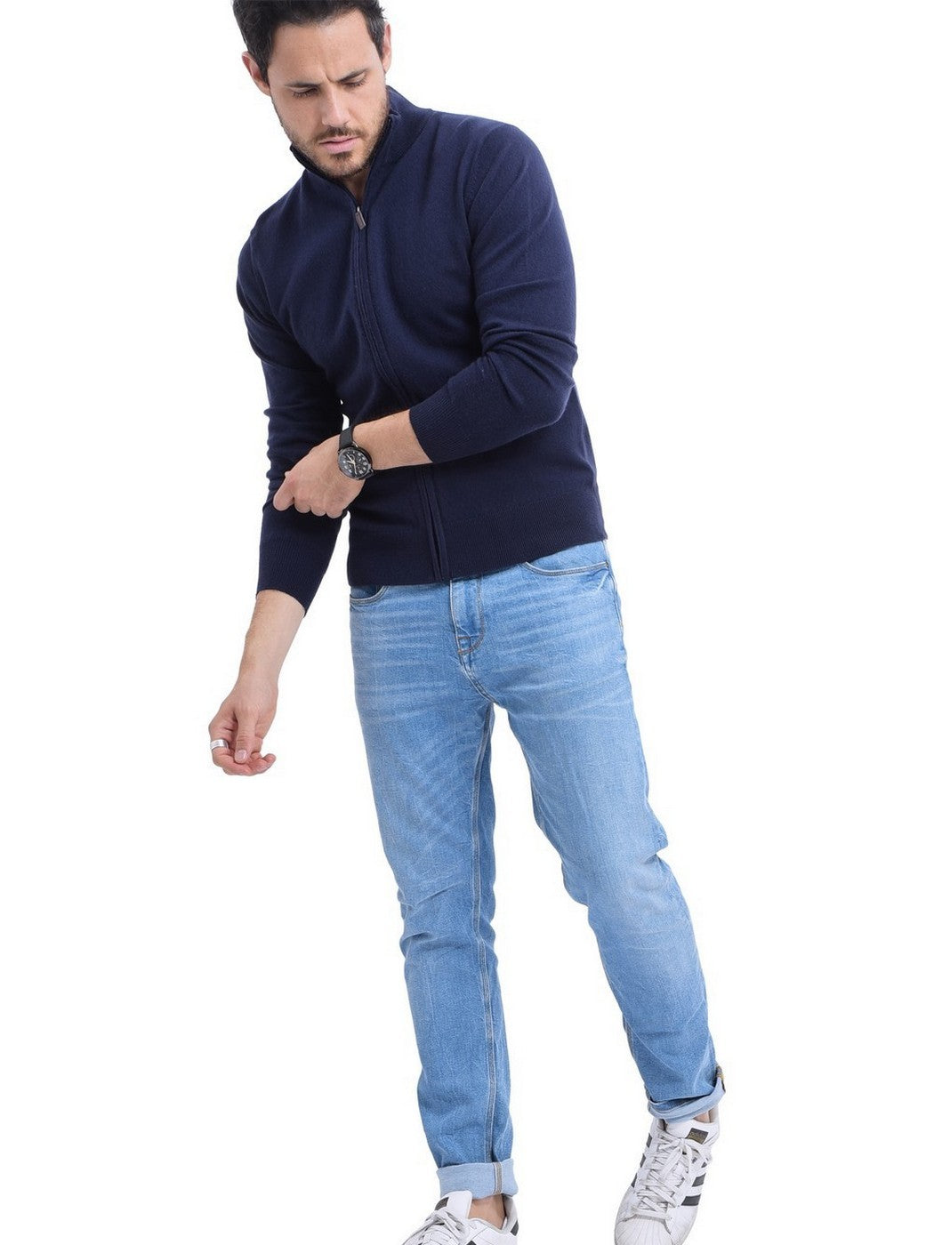 Cardigan - Blu notte - Uomo