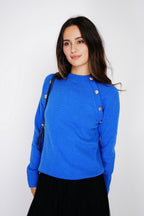 Maglione - Blu royal - Donna