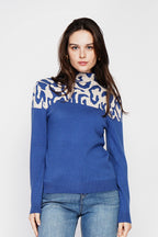 Maglione - Blu jeans - Donna
