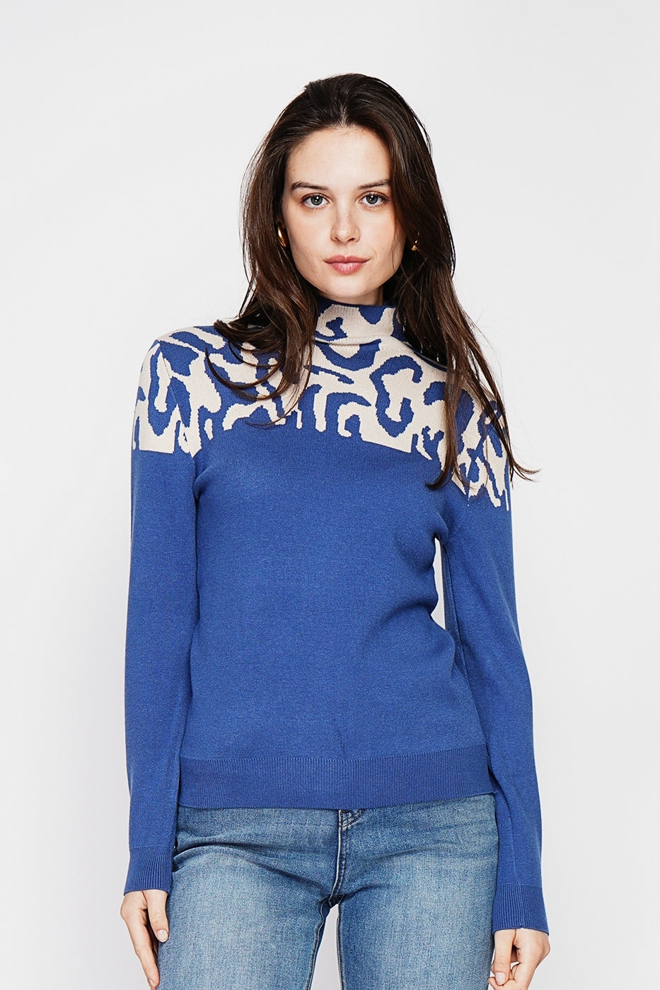 Maglione - Blu jeans - Donna