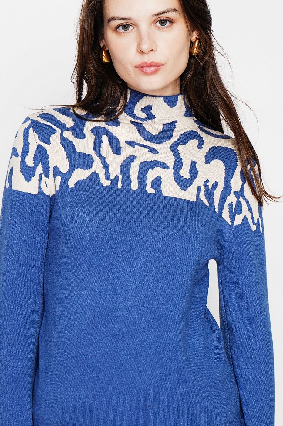 Maglione - Blu jeans - Donna