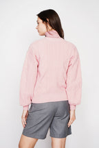 Cardigan - Rose Poudre - Femme