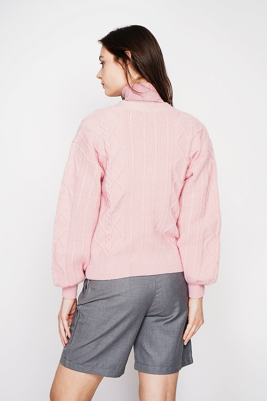 Cardigan - Rose Poudre - Femme