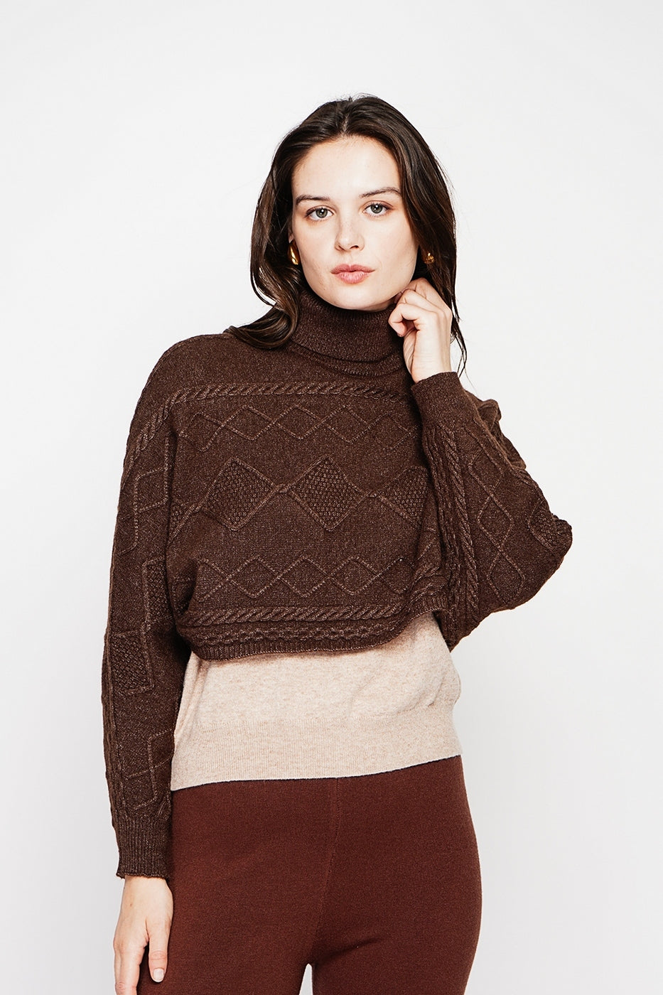 Jersey - Café - Mujer