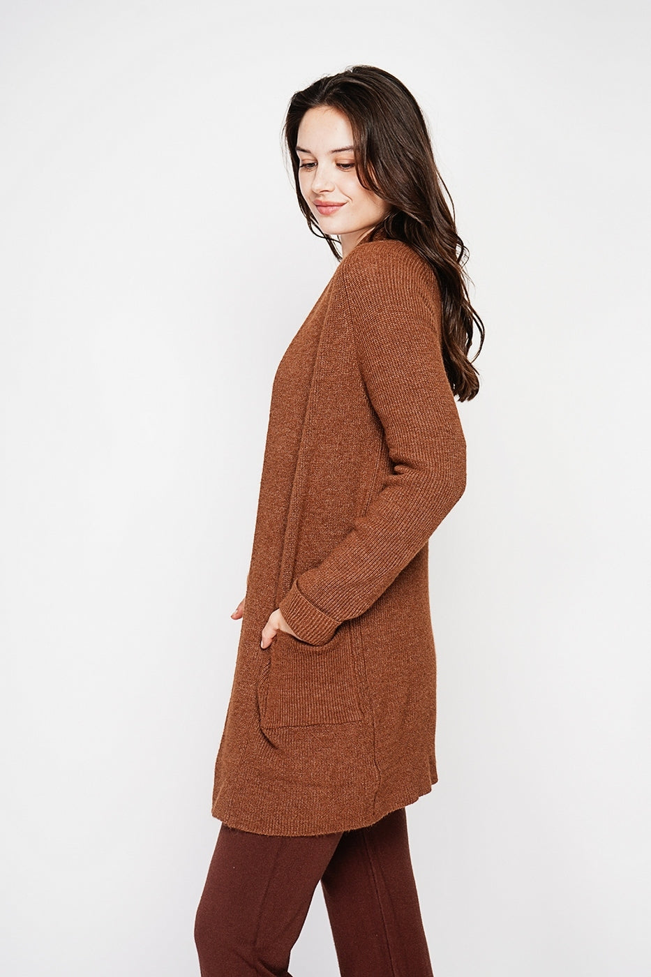 Cardigan - Marron - Femme