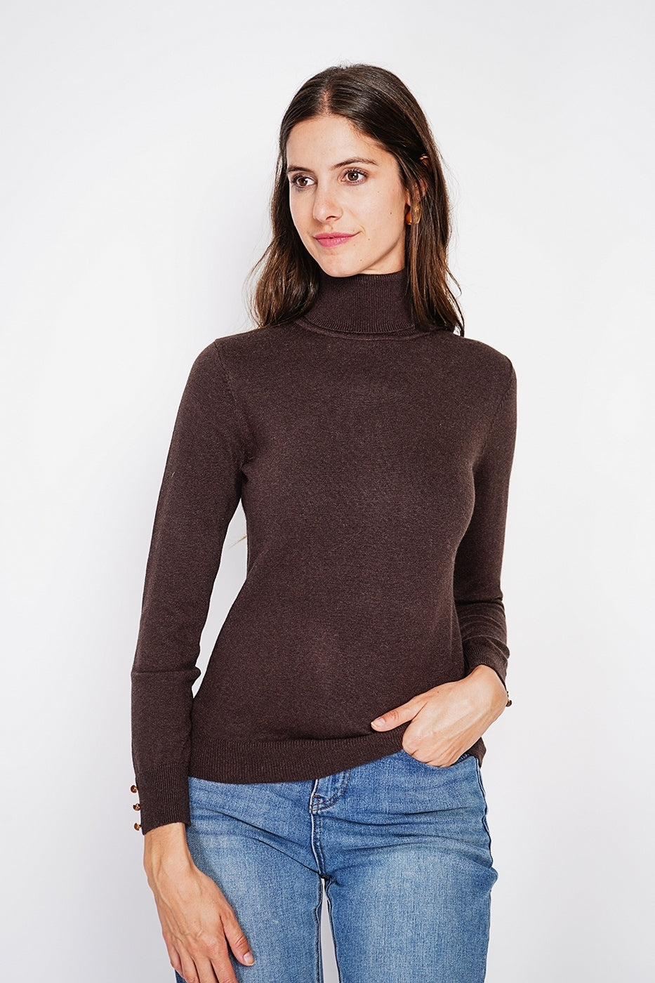 Jersey - Café - Mujer