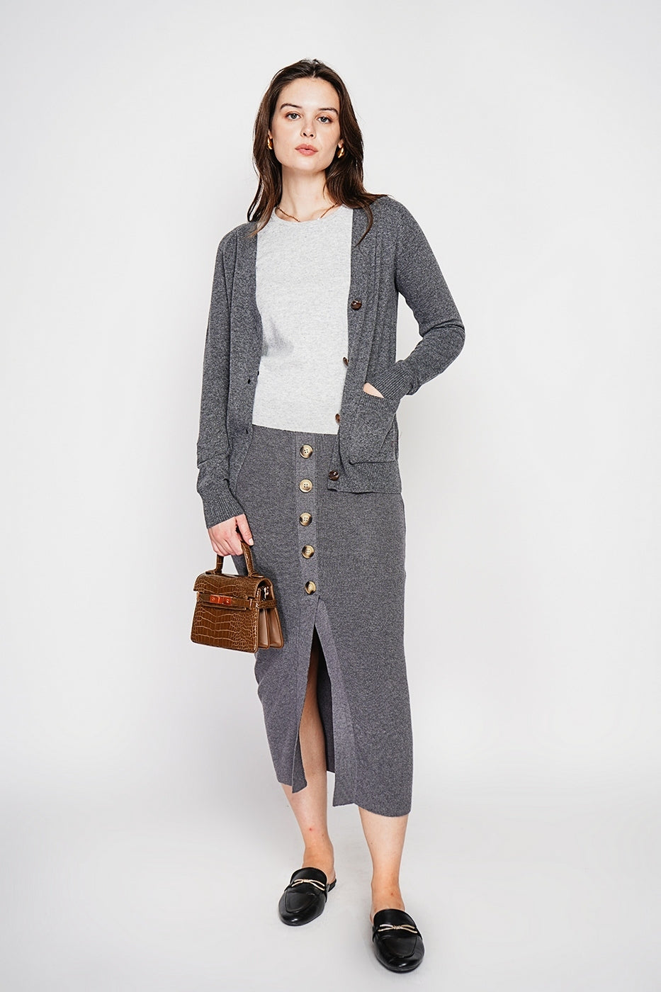 Cardigan - Wolf Grey - Women