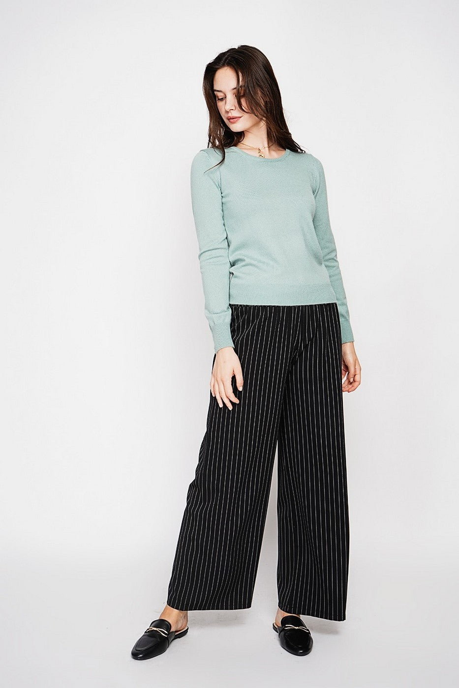 Pull Col Rond – Jade – Femme