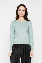 Pull Col Rond – Jade – Femme