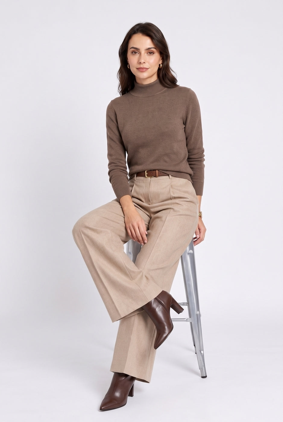 Jersey - Marrón - Mujer