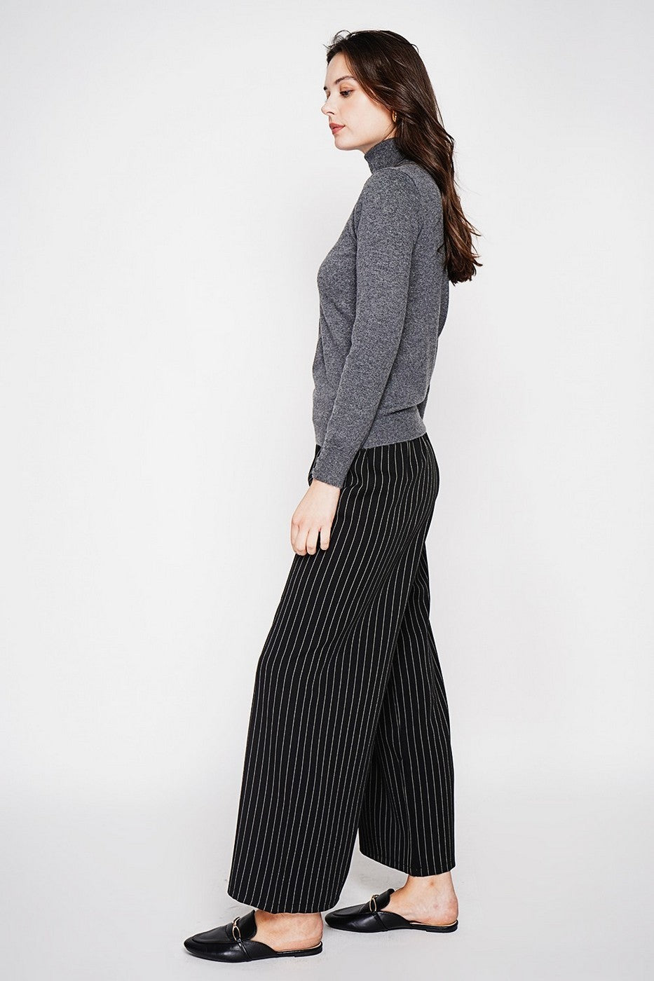 Pull Col Roulé – Loup – Femme