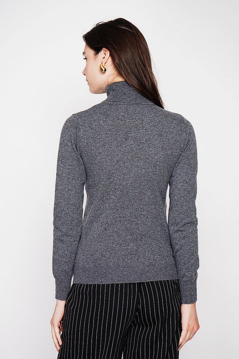 Pull Col Roulé – Loup – Femme