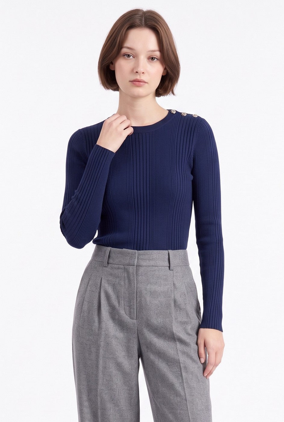Maglione - Blu notte - Donna