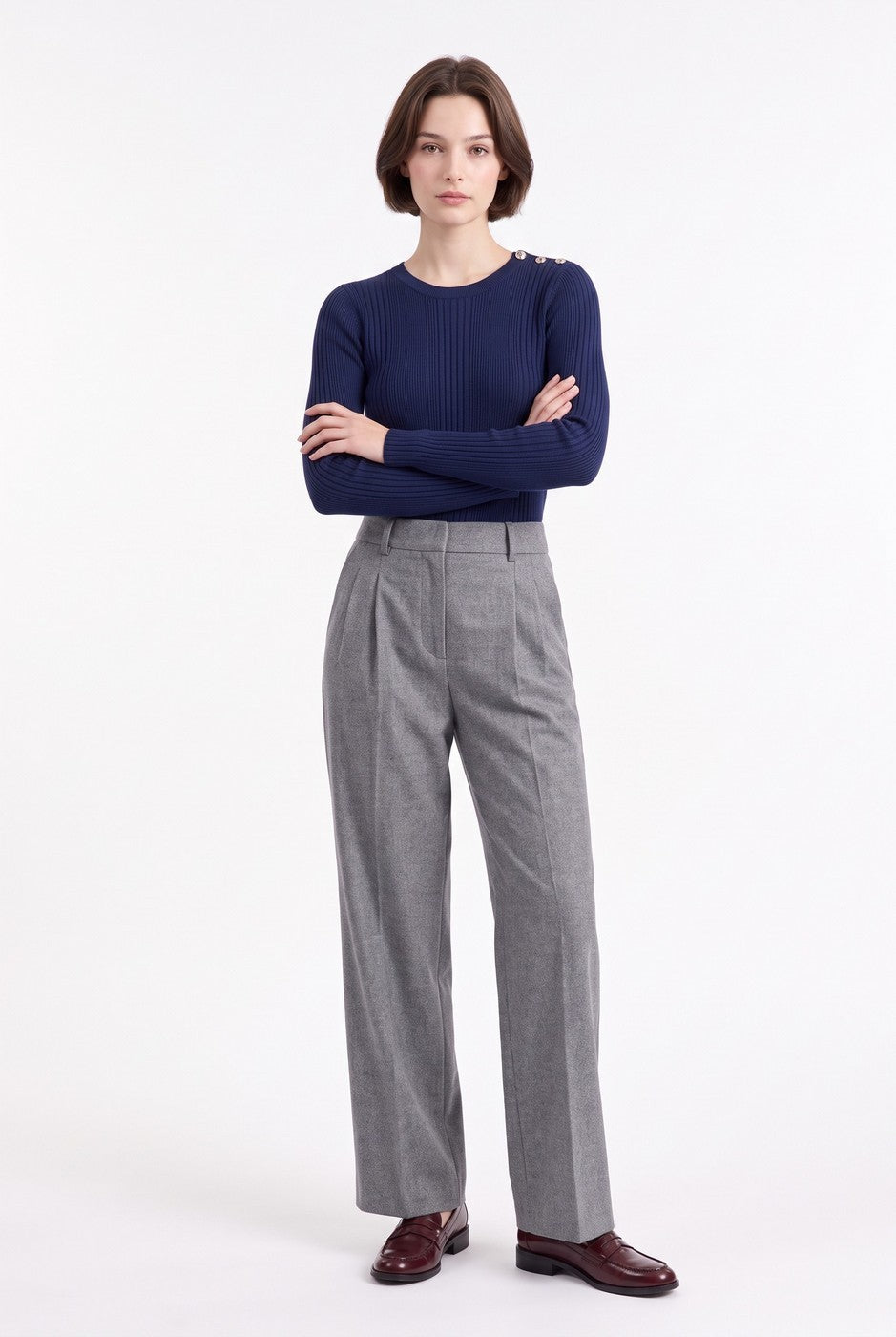 Maglione - Blu notte - Donna