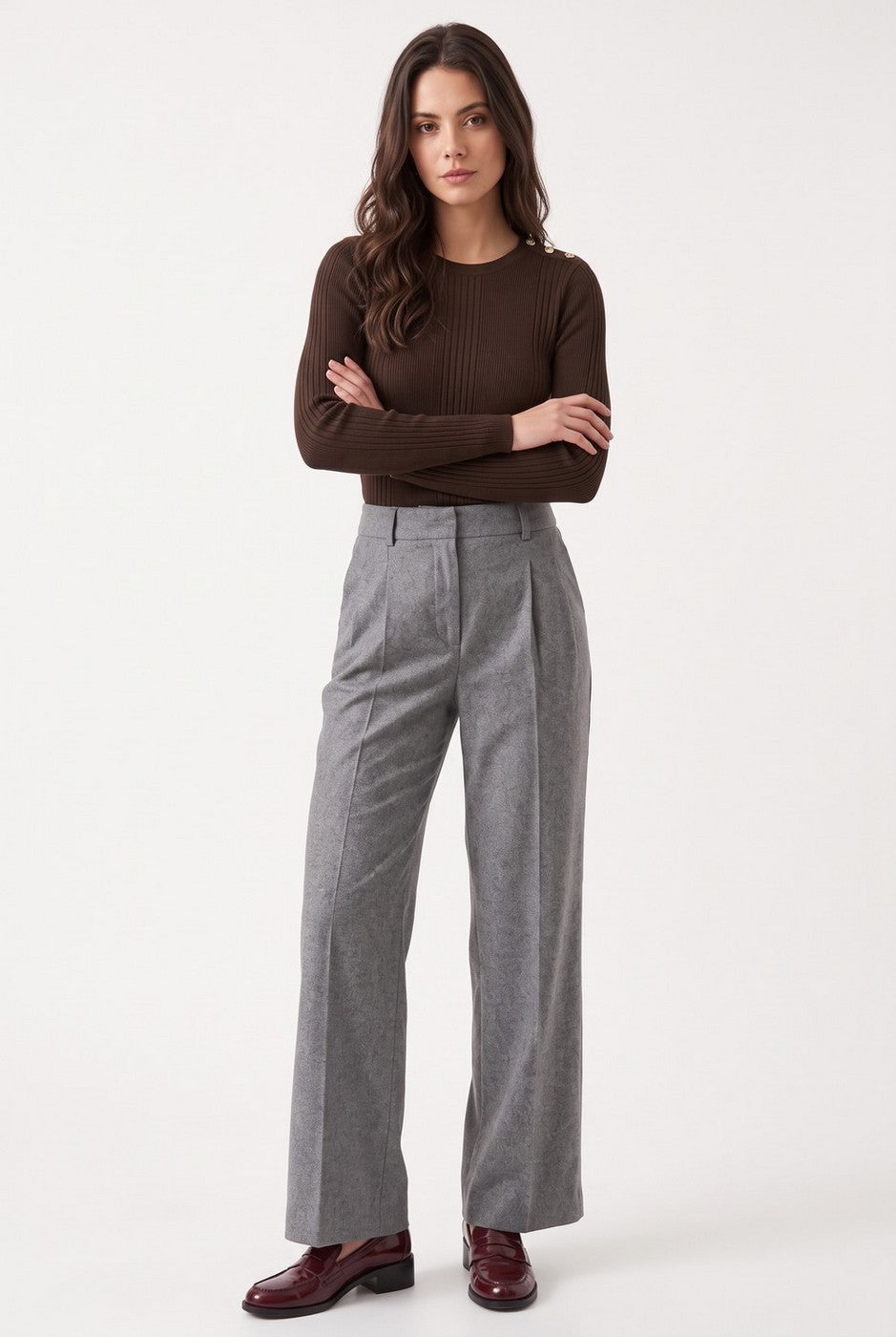 Maglione - Caffè - Donna