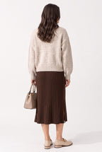 Falda - Café - Mujer