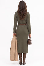 Women's dresses - Khaki