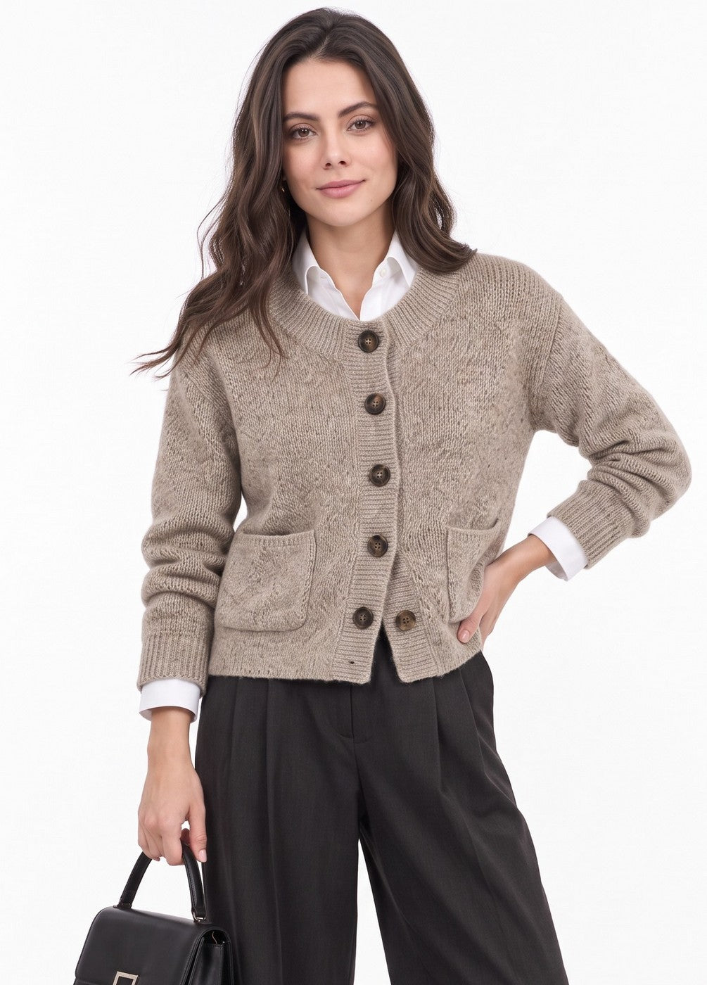 Veste Courte Teddy – Désert – Femme