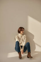 Maglione - Crema - Donna