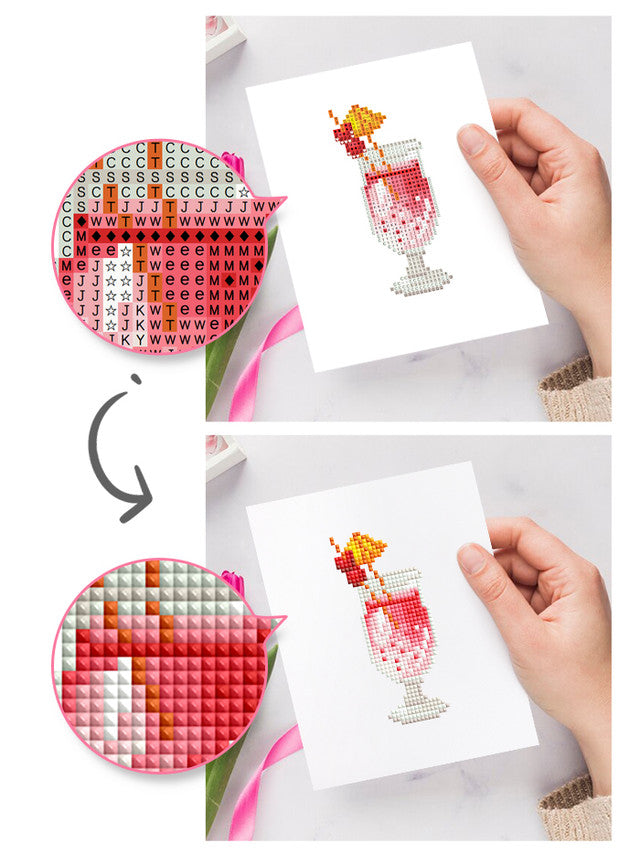 Mini Série Diamond Painting - Cocktails