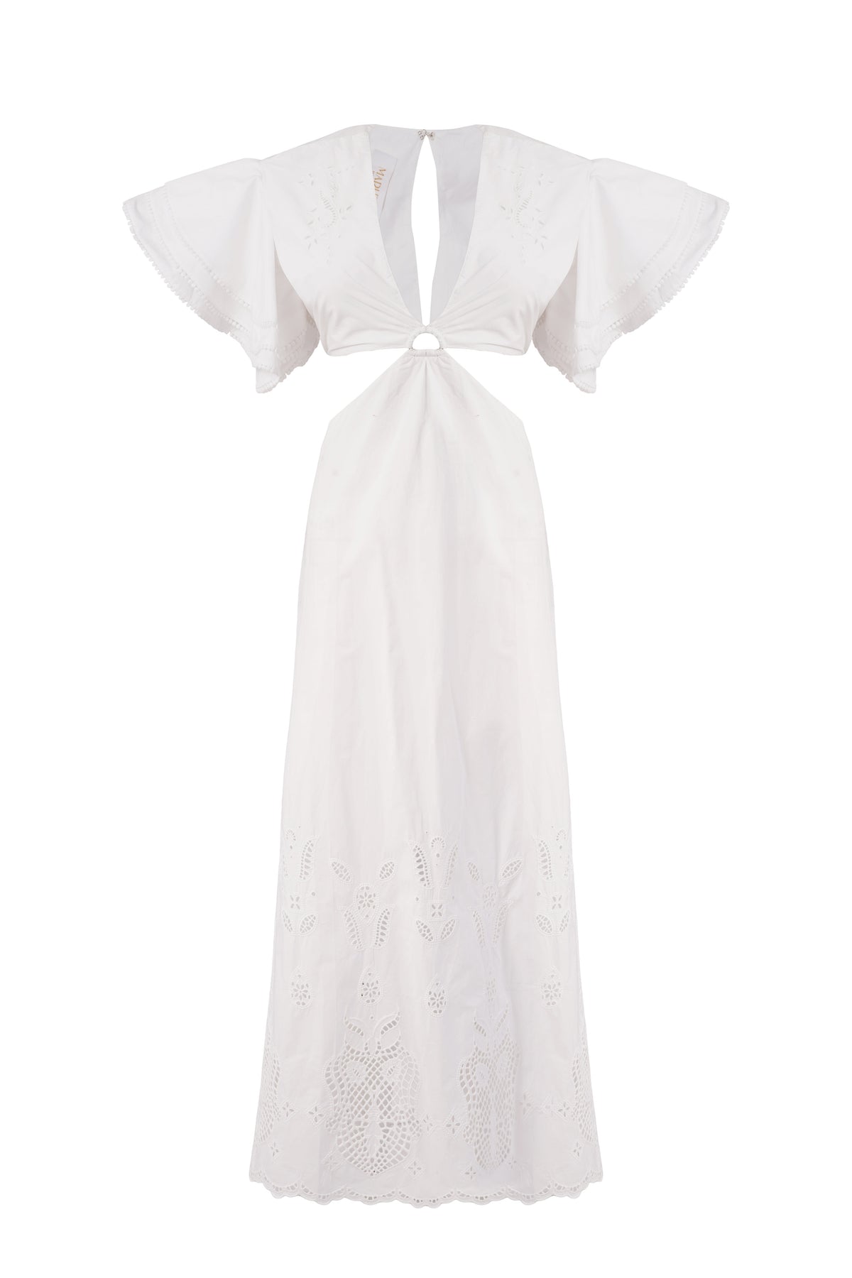 Margaux Dress - White Embroidery
