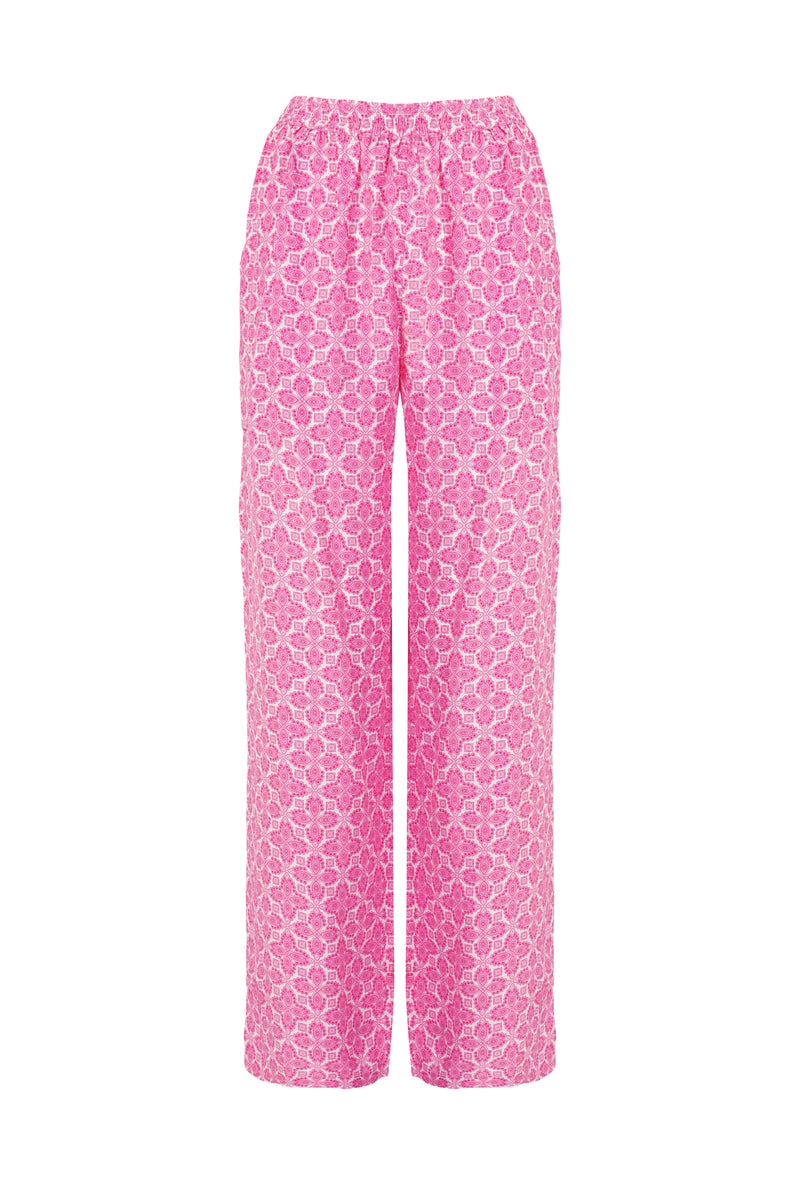 Kenza Pants - Pink Lotus