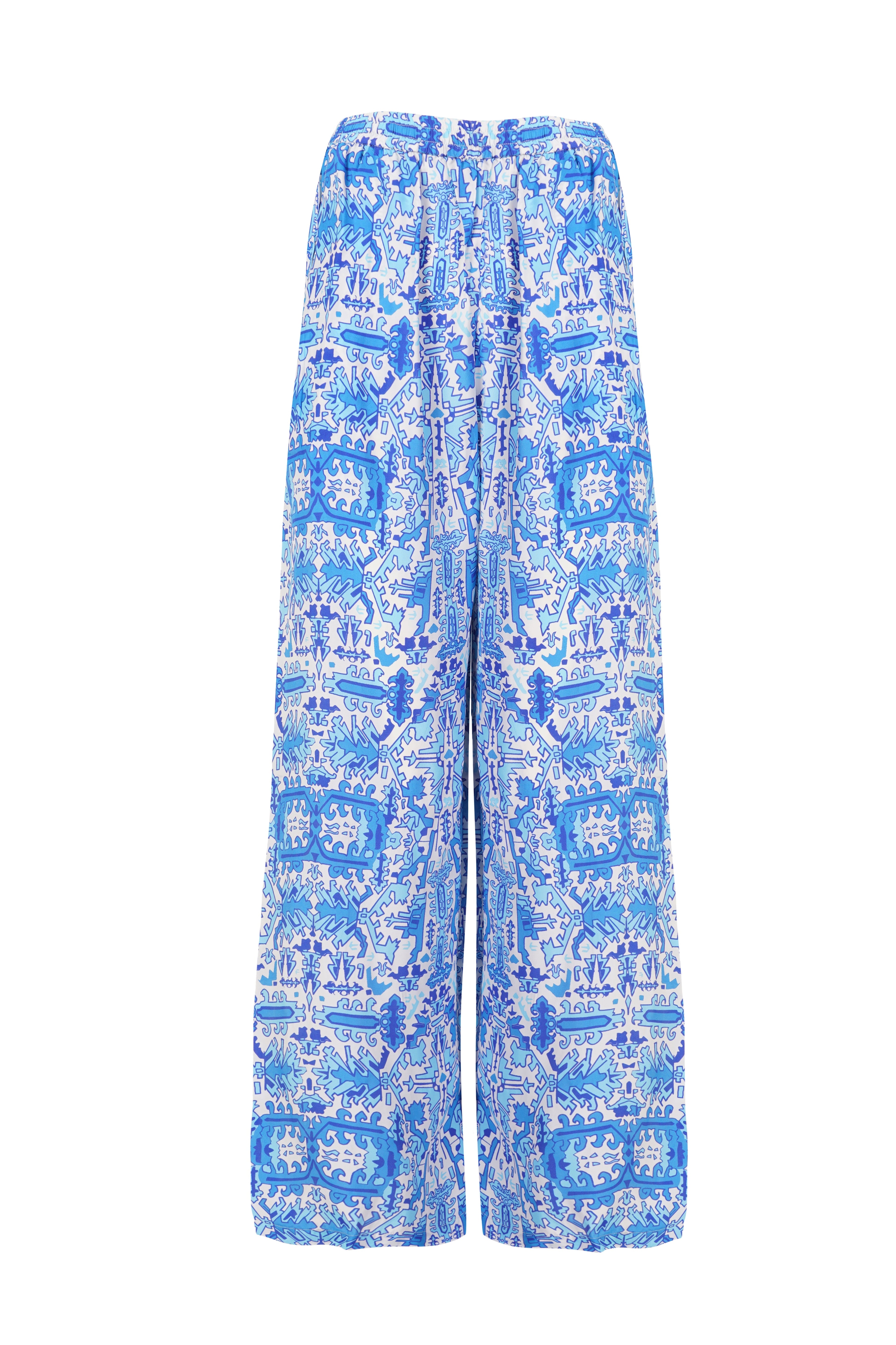 Pantalon Kenza - Bleu Aztec