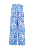 Pantalon Kenza - Bleu Aztec