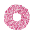 Pink Lotus Scrunchie