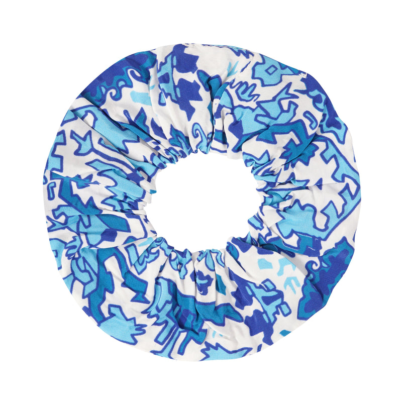Scrunchie - Aztec Blue