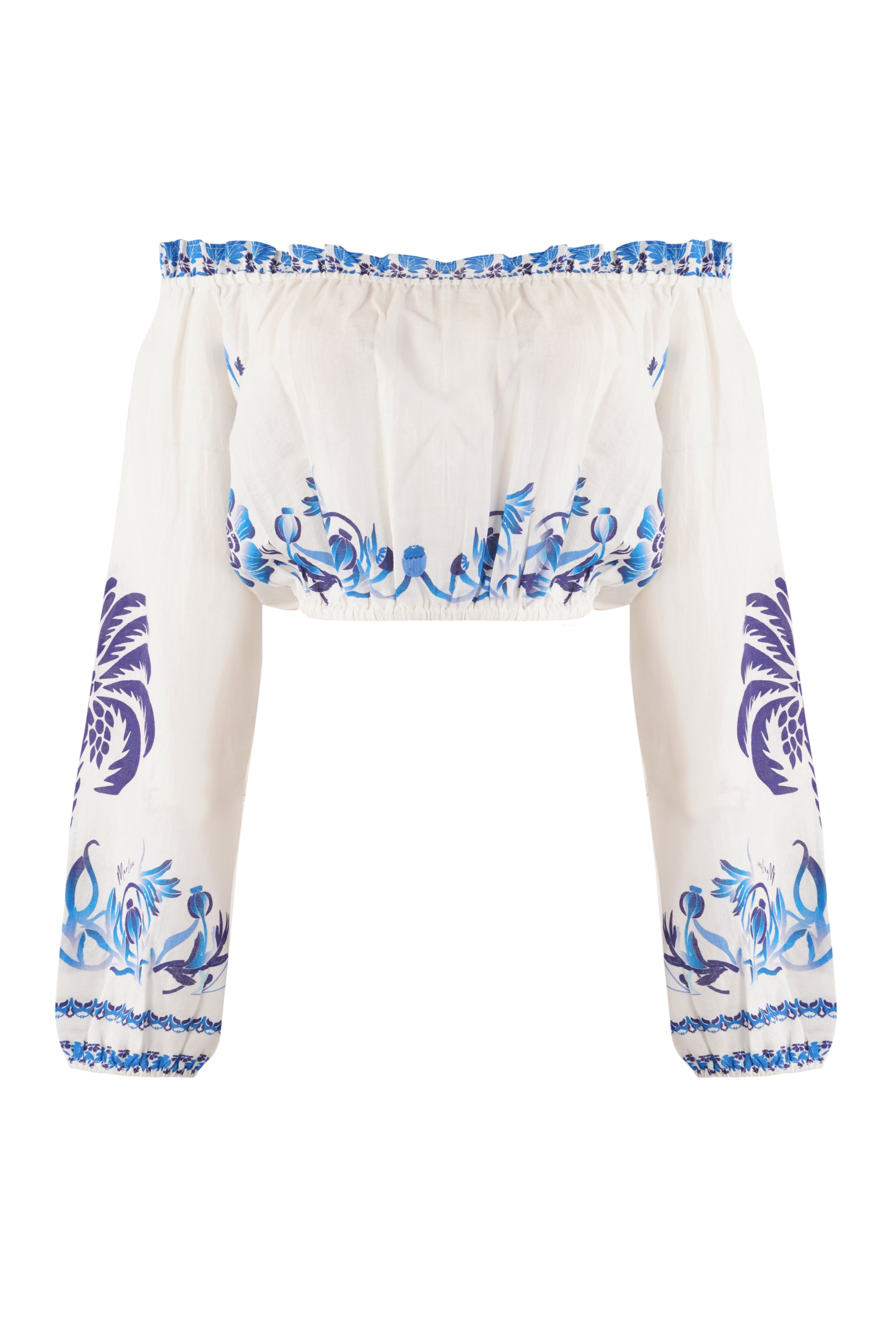 Top Rosa - Blue Palm Tree