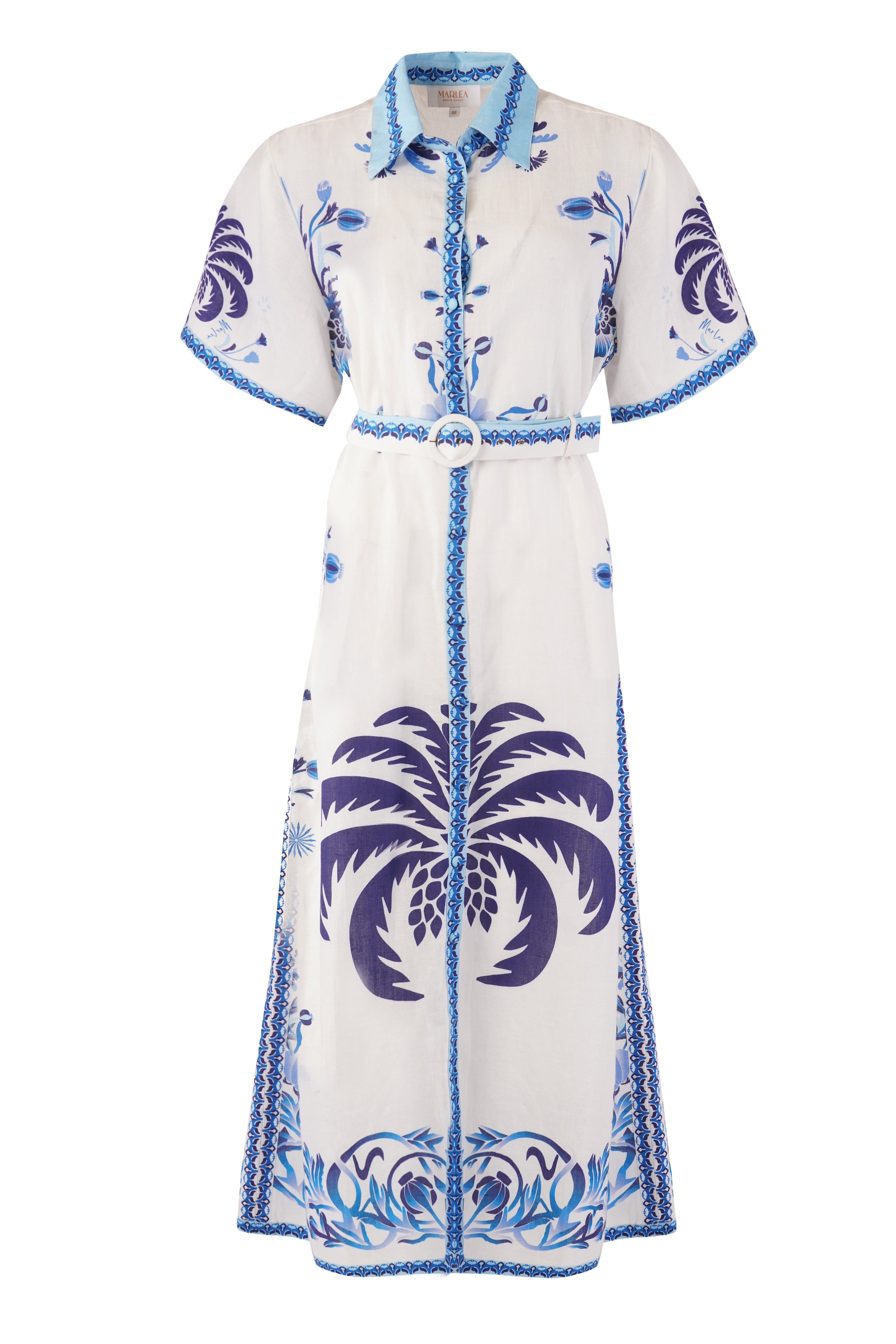 Vestido Chiara - Palmera Azul