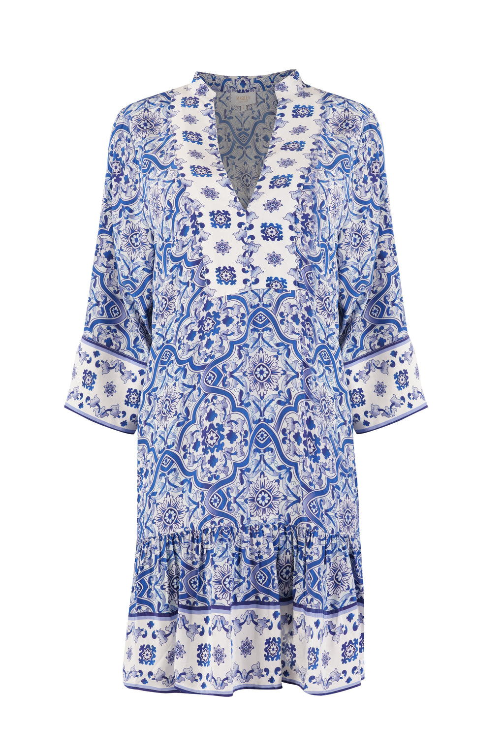 Bianca Dress - Blue Tile