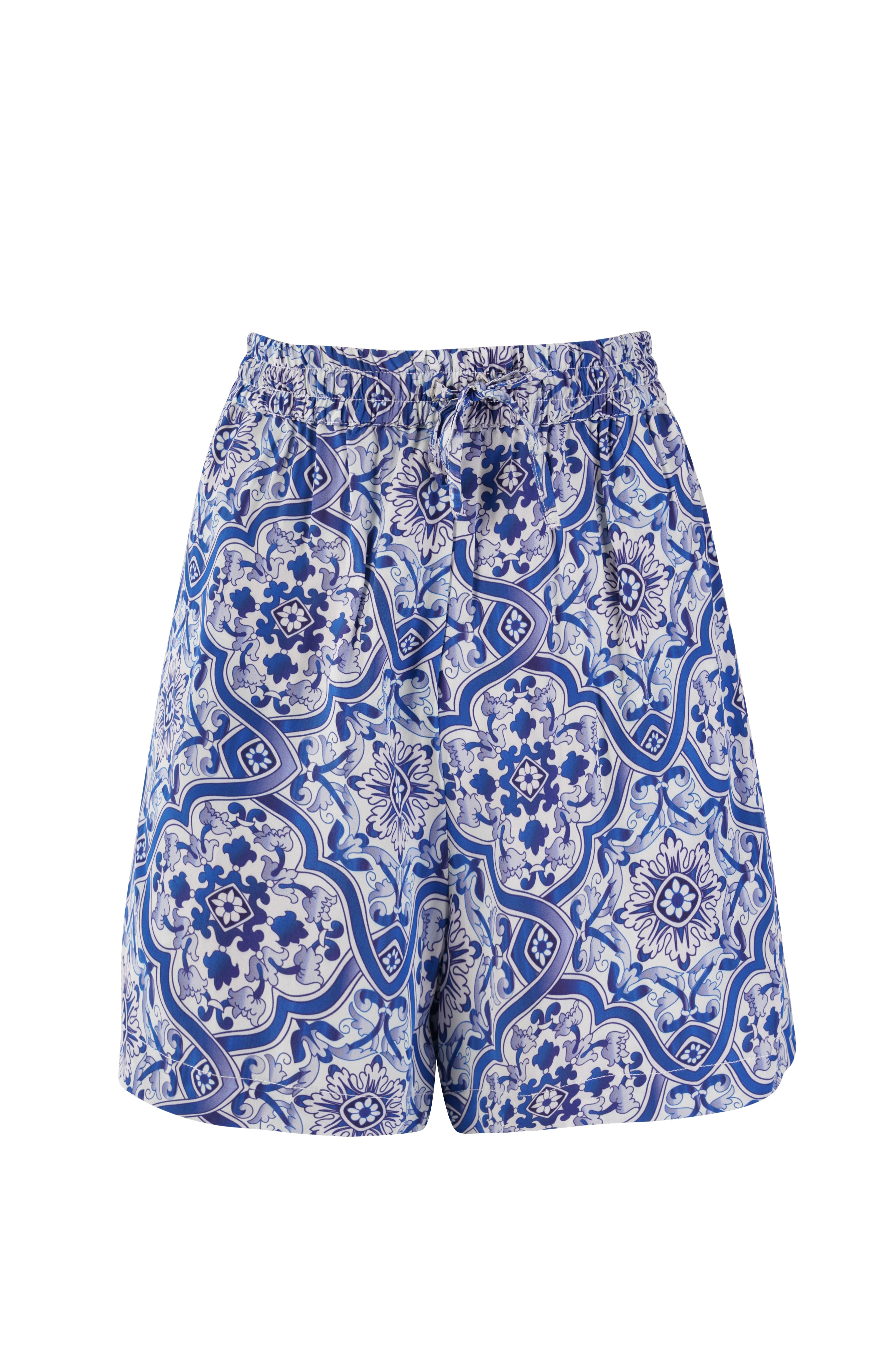 Alexia Shorts - Blue Tile