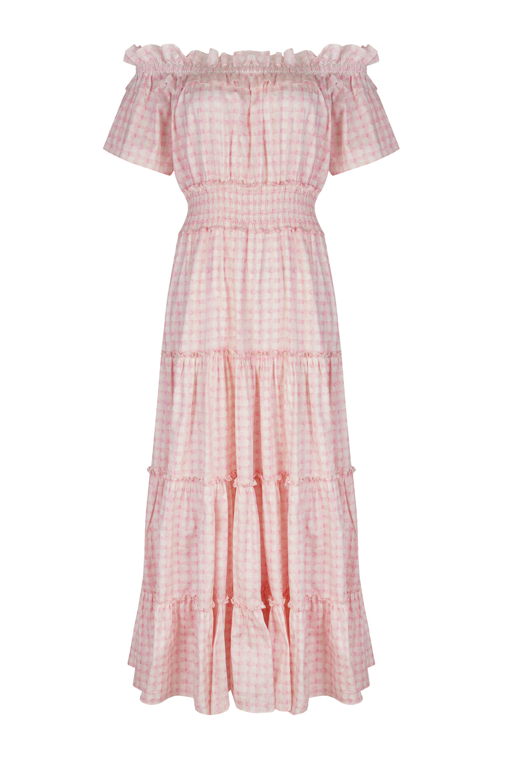 Sandy Dress - Pink Vichy